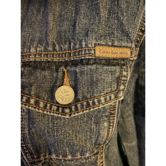 Calvin Klein 90s Vintage Denim Jacket - Picture 8 of 10